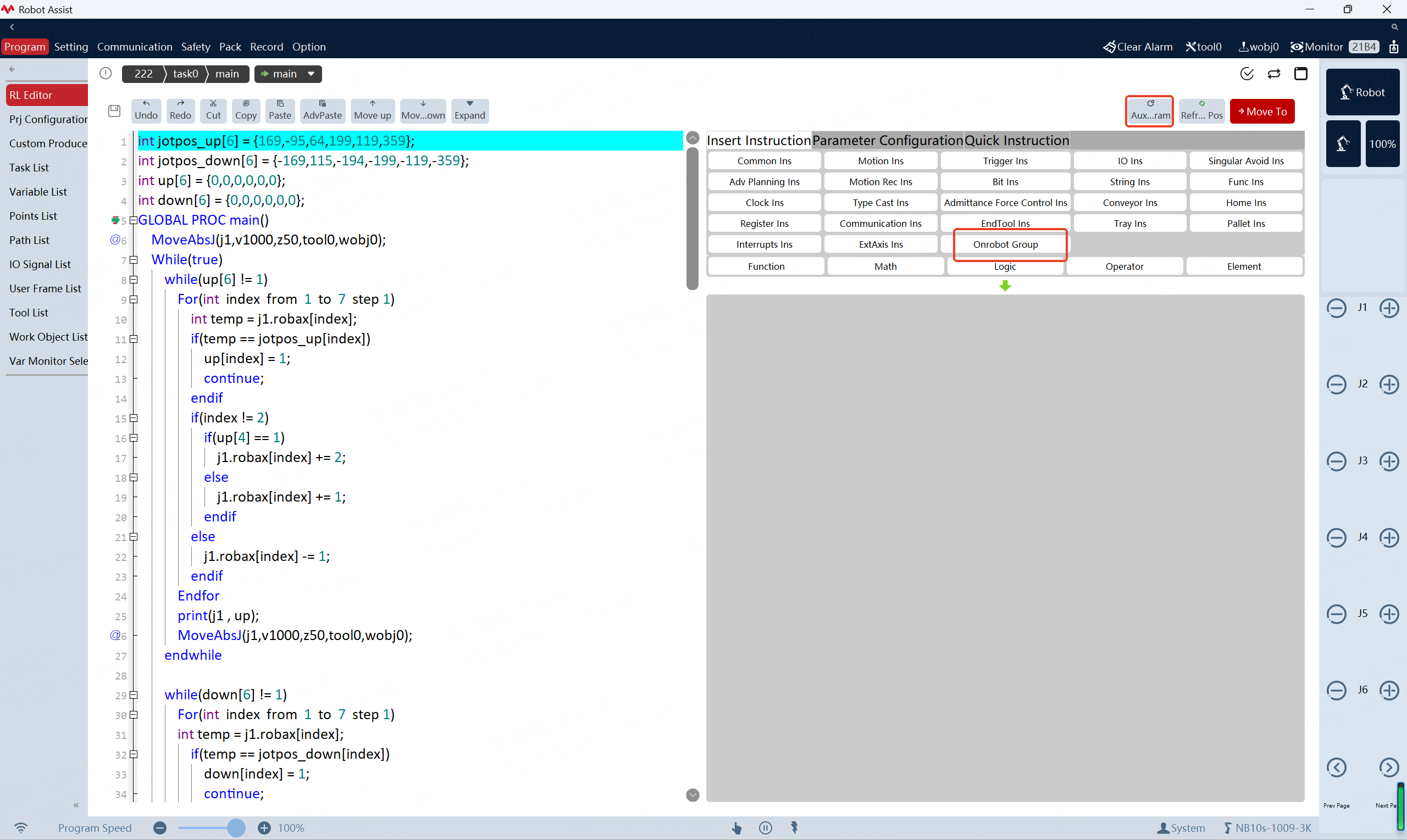 RL Instruction Registration