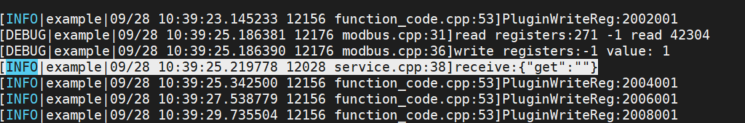 Client interaction result