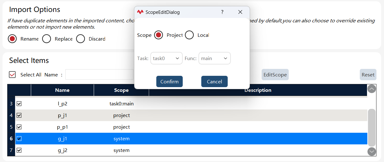 8.8.3.1 point import edit scope