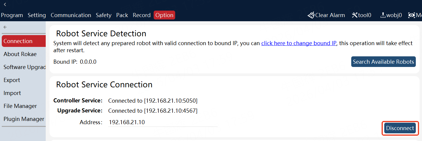Disconnect