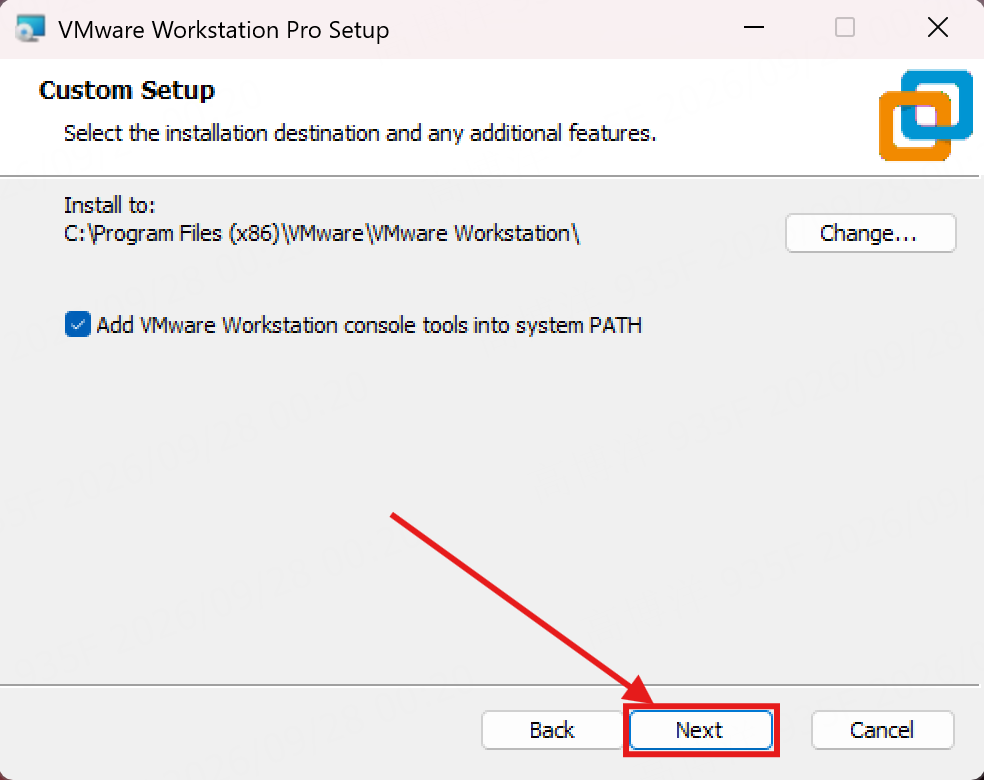 vmware_07_安装位置不推荐修改