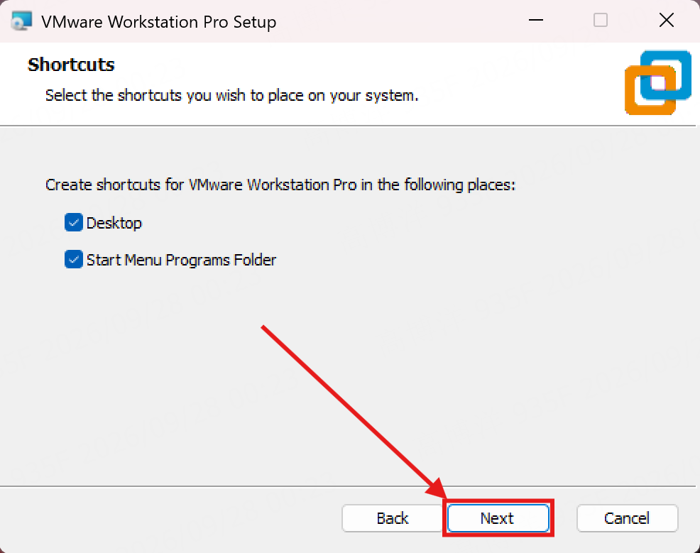vmware_09_快捷方式设置